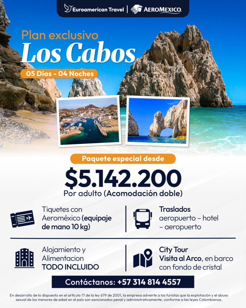 Paquete a los cabos, méxico