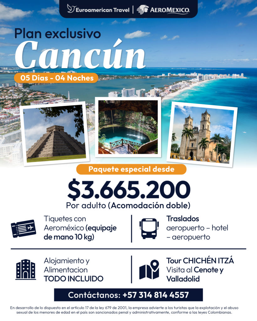 Paquete a Cancún, México