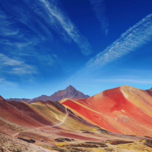 montaña de colores