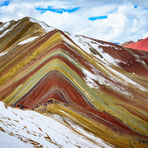 montaña de colores